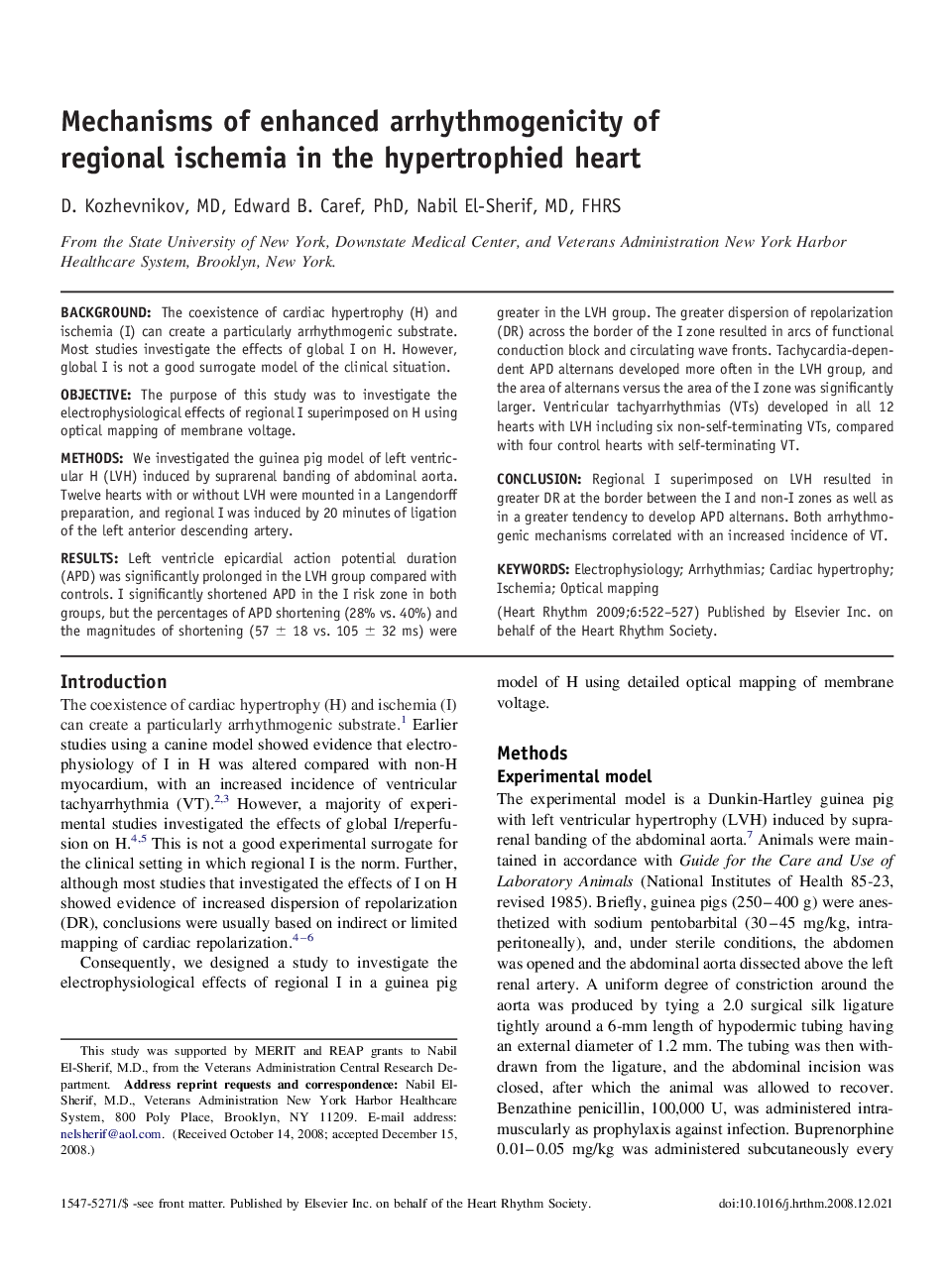 Mechanisms of enhanced arrhythmogenicity of regional ischemia in the hypertrophied heart 