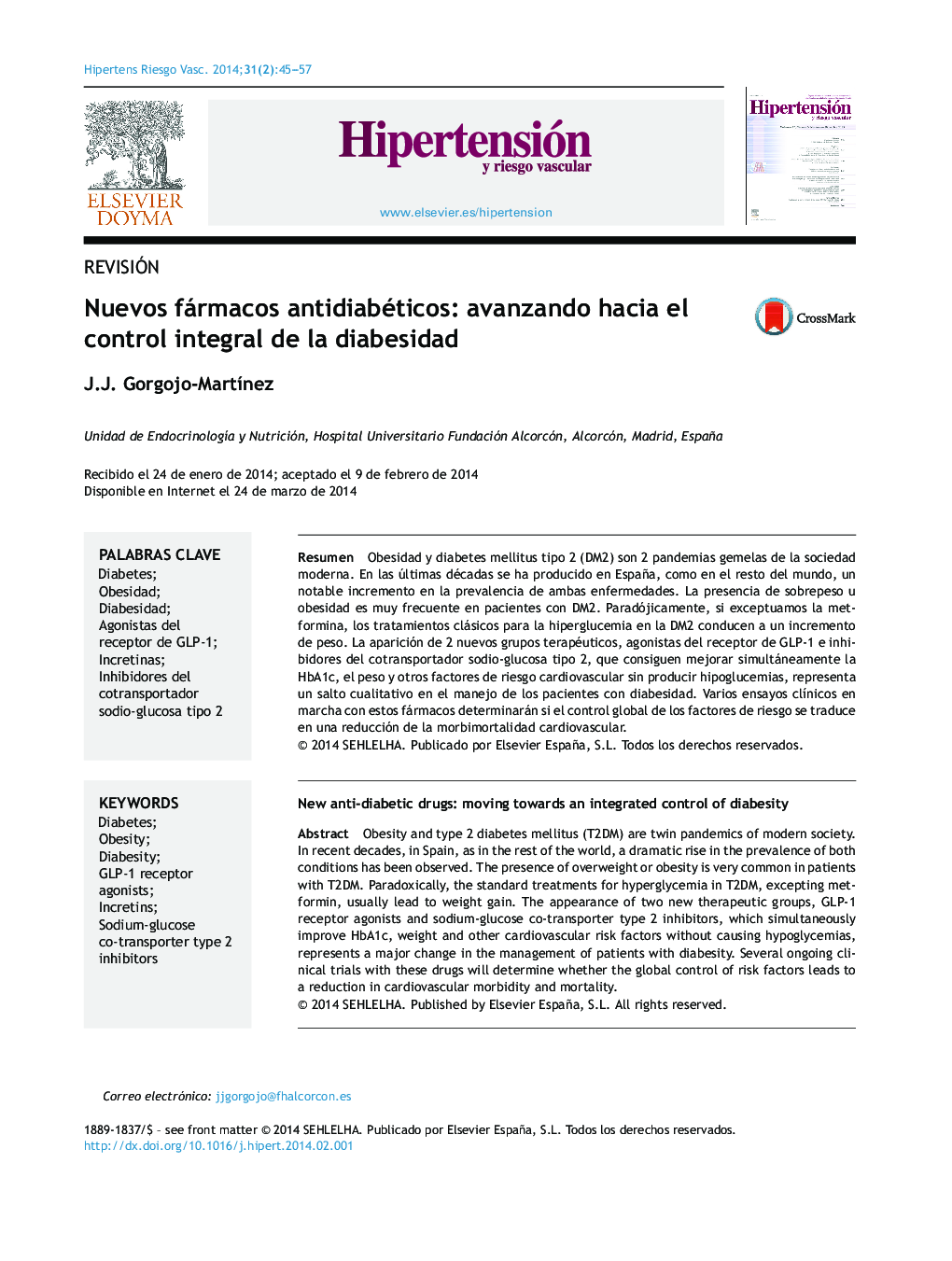 Nuevos fármacos antidiabéticos: avanzando hacia el control integral de la diabesidad