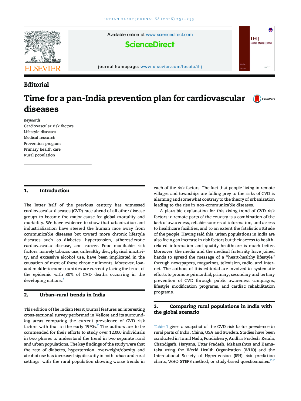 Time for a pan-India prevention plan for cardiovascular diseases