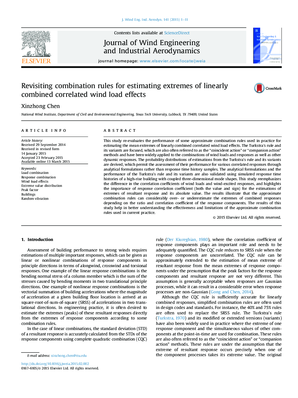 Revisiting combination rules for estimating extremes of linearly combined correlated wind load effects