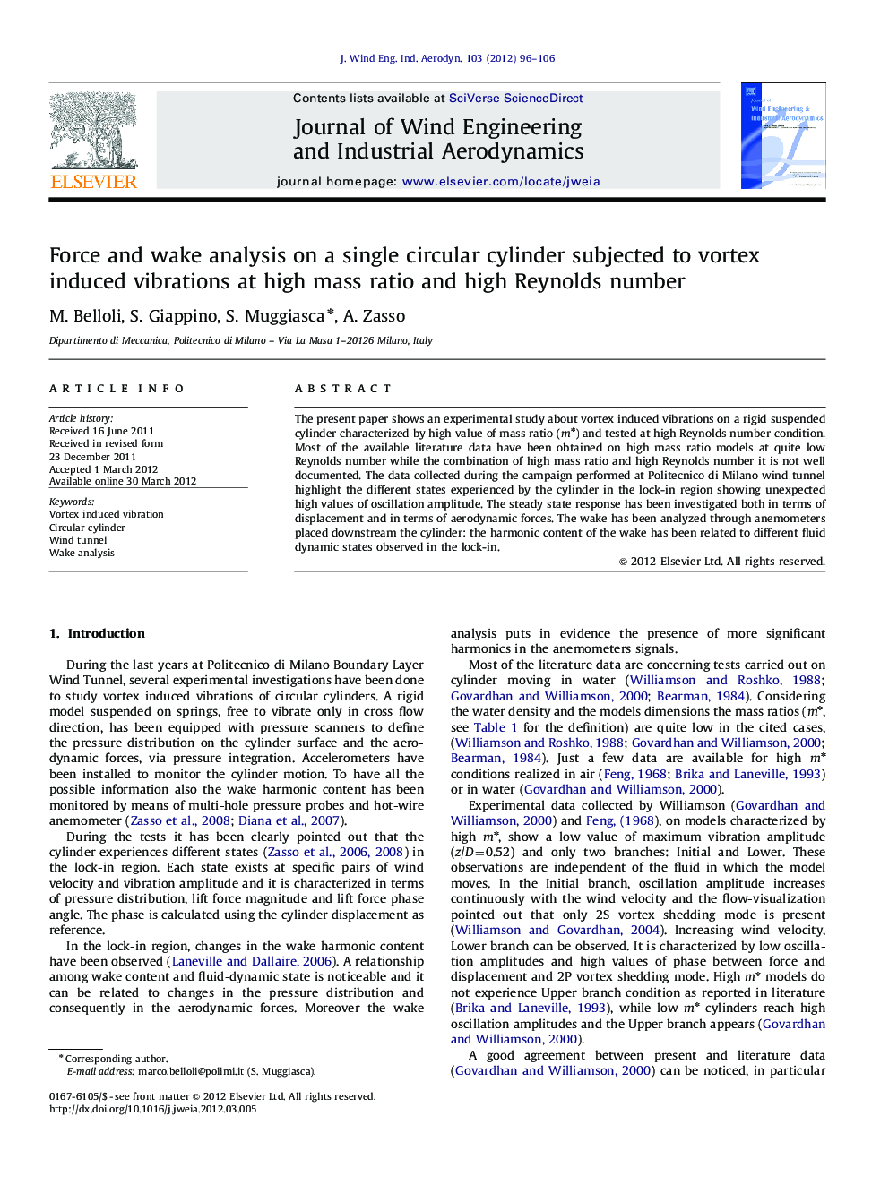 Force and wake analysis on a single circular cylinder subjected to vortex induced vibrations at high mass ratio and high Reynolds number