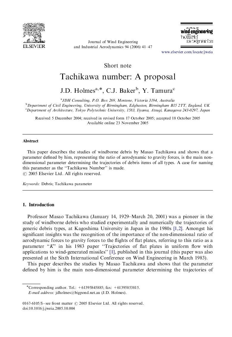 Tachikawa number: A proposal