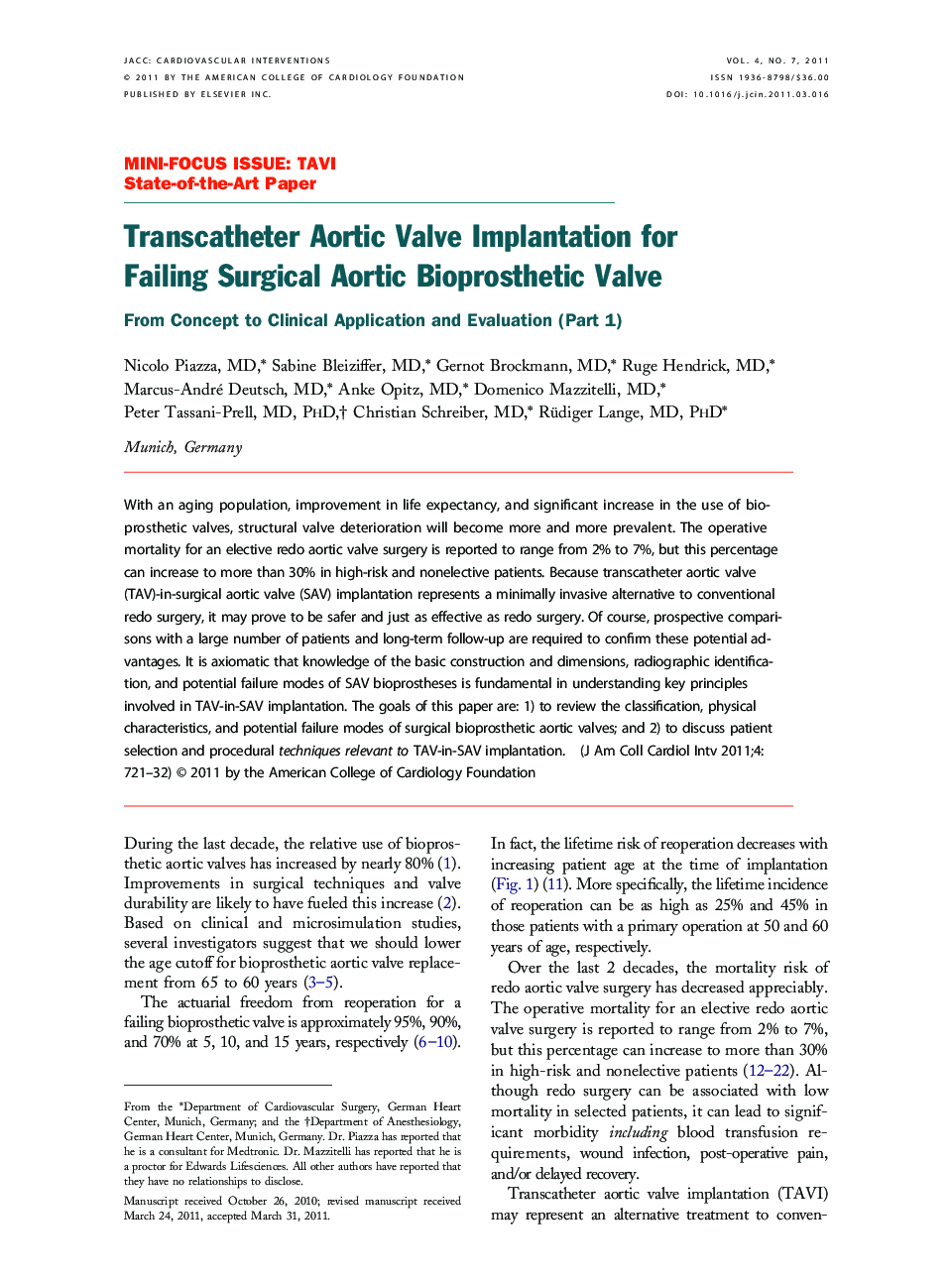 Transcatheter Aortic Valve Implantation for Failing Surgical Aortic Bioprosthetic Valve : From Concept to Clinical Application and Evaluation (Part 1)