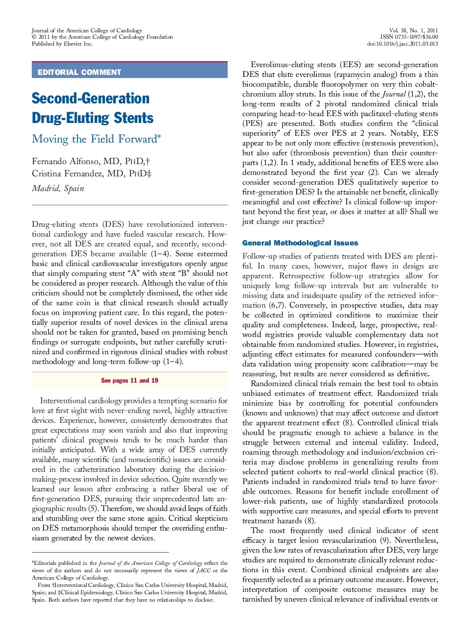 Second-Generation Drug-Eluting Stents