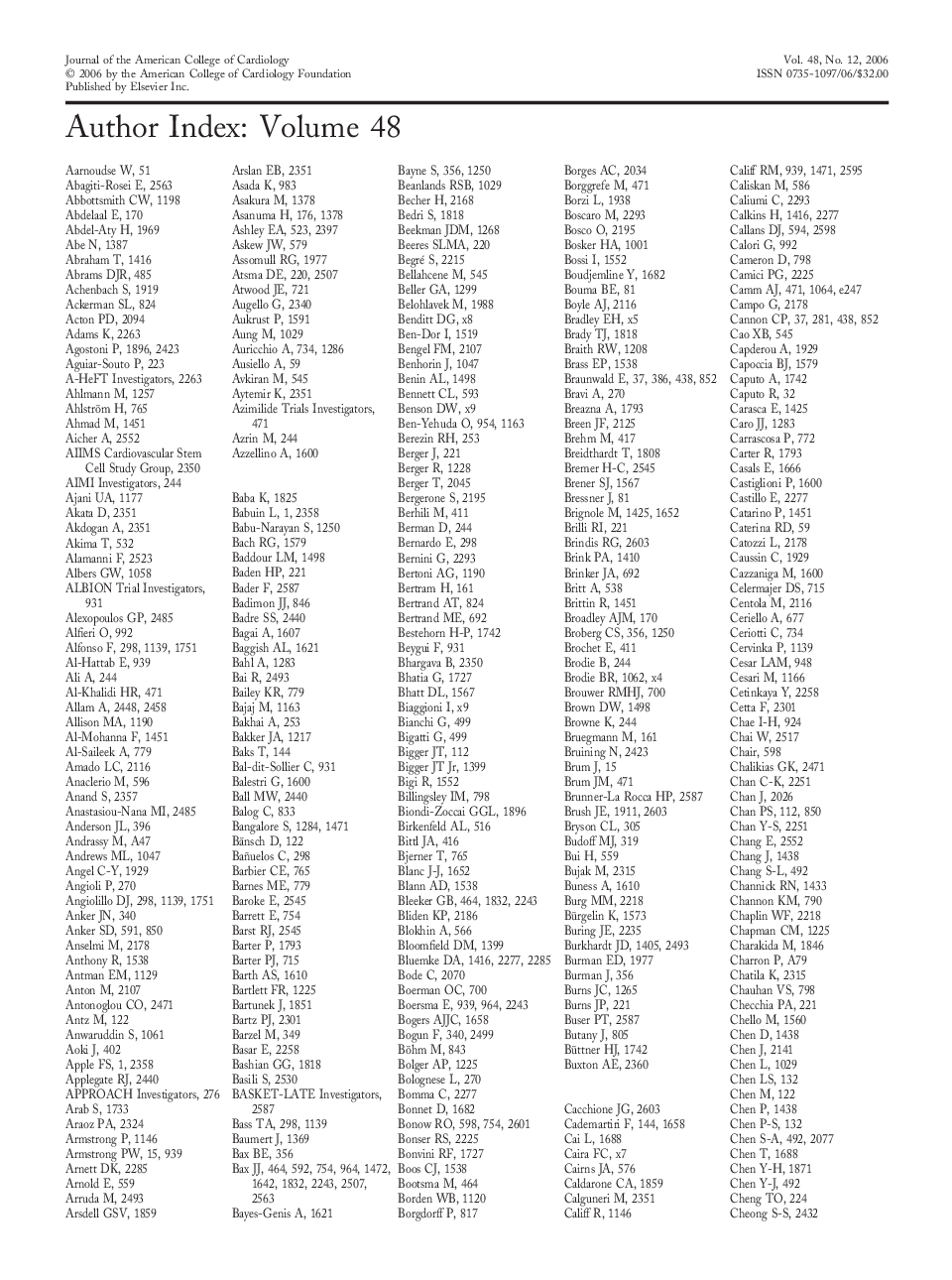 Author Index