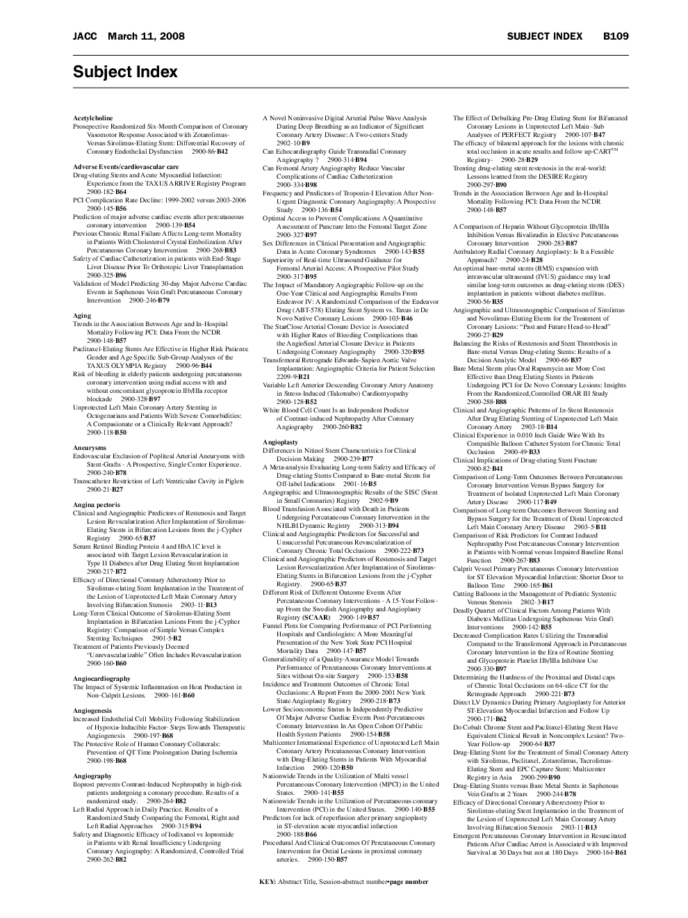 Subject Index