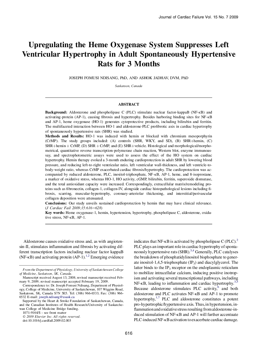 Upregulating the Heme Oxygenase System Suppresses Left Ventricular Hypertrophy in Adult Spontaneously Hypertensive Rats for 3 Months