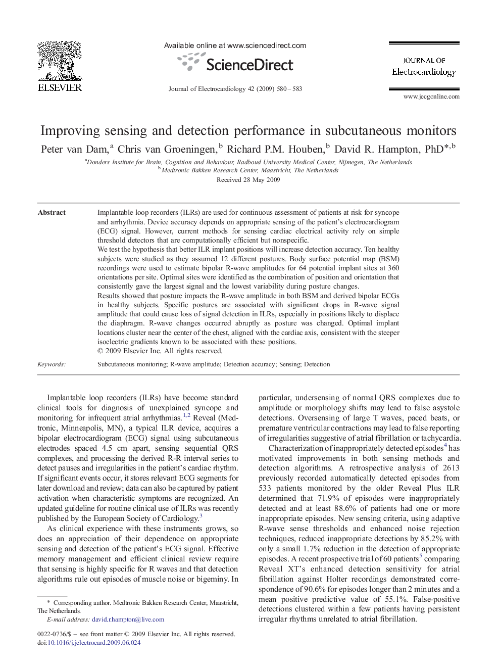 Improving sensing and detection performance in subcutaneous monitors