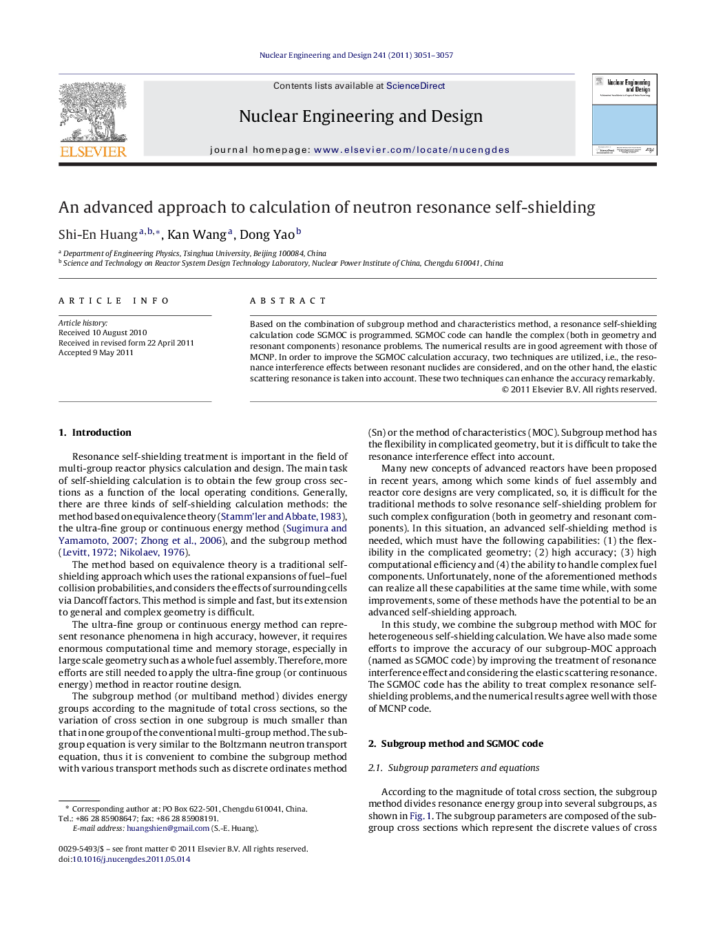 An advanced approach to calculation of neutron resonance self-shielding
