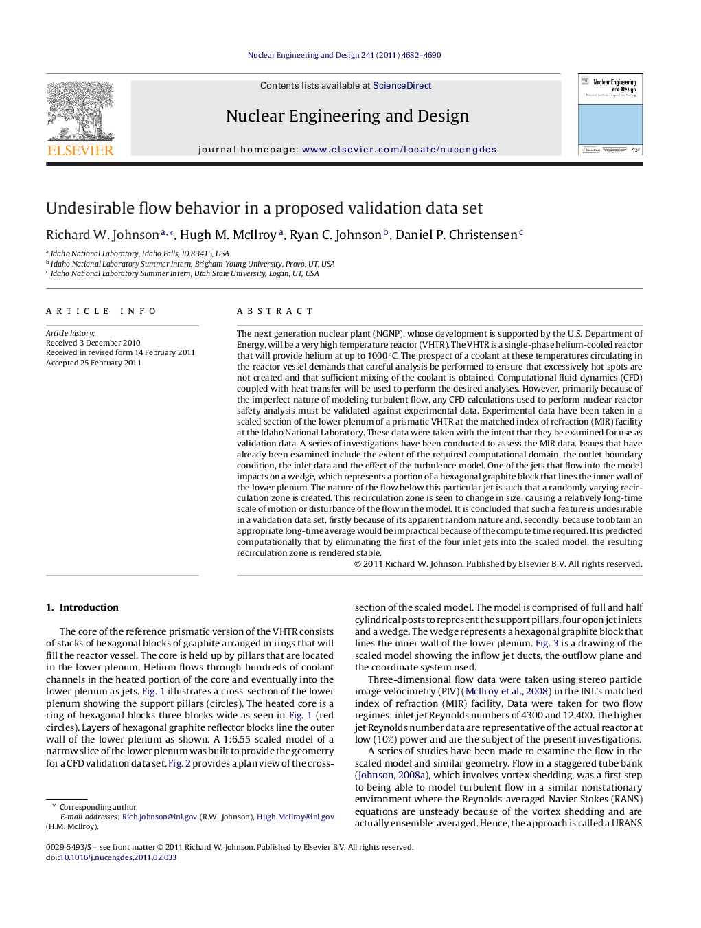 عکس صفحه اول مقاله: Undesirable flow behavior in a proposed validation data set Undesirable flow behavior in a proposed validation data set