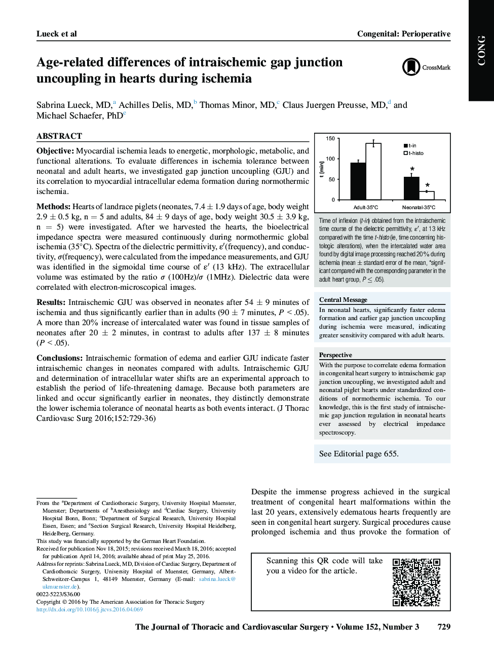 Age-related differences of intraischemic gap junction uncoupling in hearts during ischemia 