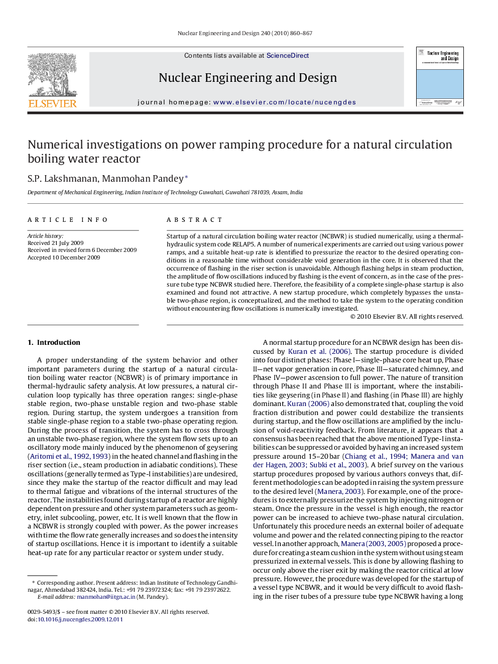 Numerical investigations on power ramping procedure for a natural circulation boiling water reactor