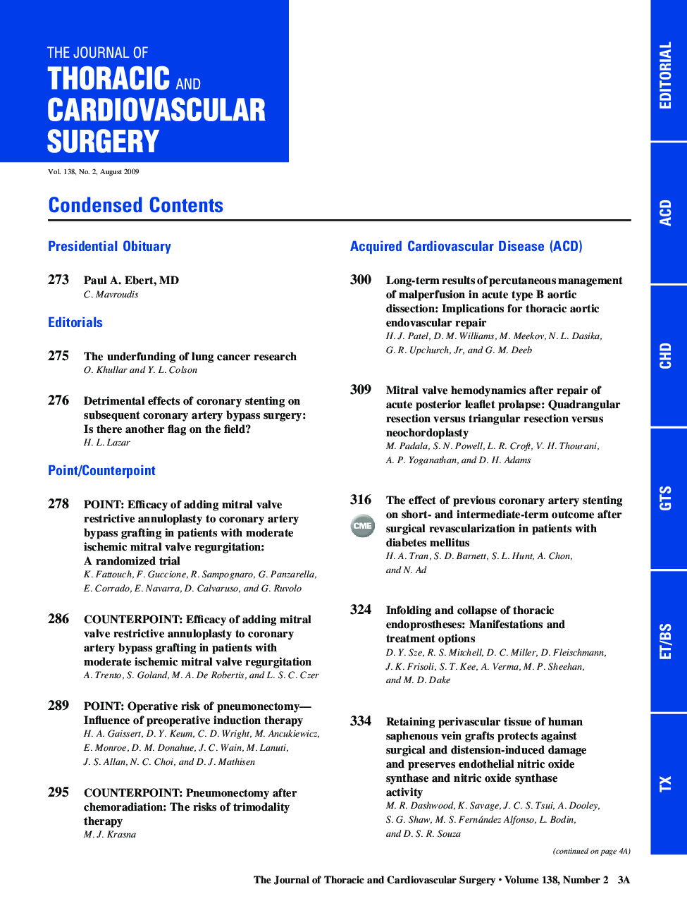 Condensed Contents
