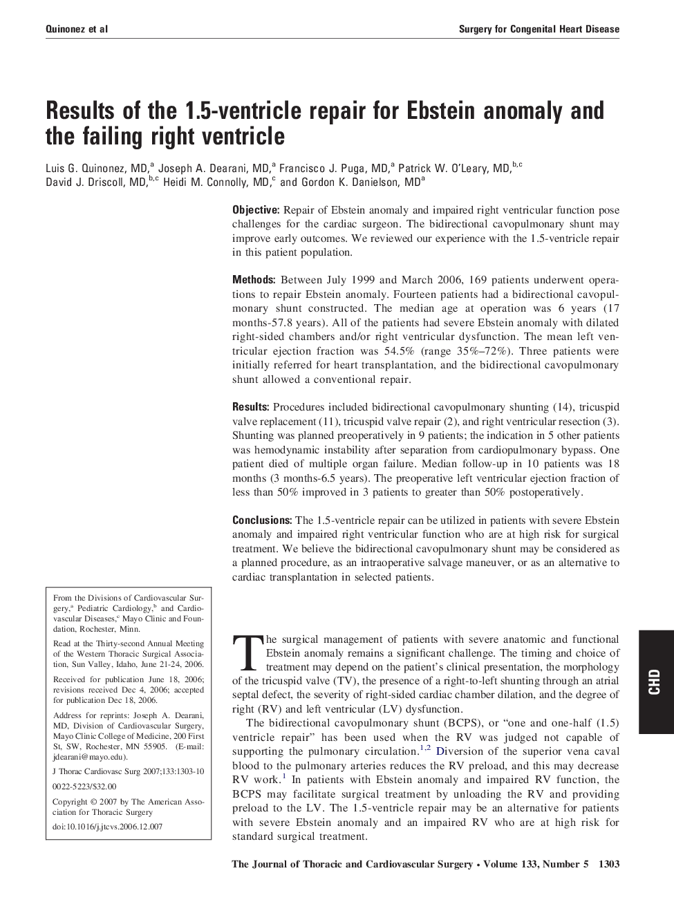 Results of the 1.5-ventricle repair for Ebstein anomaly and the failing right ventricle