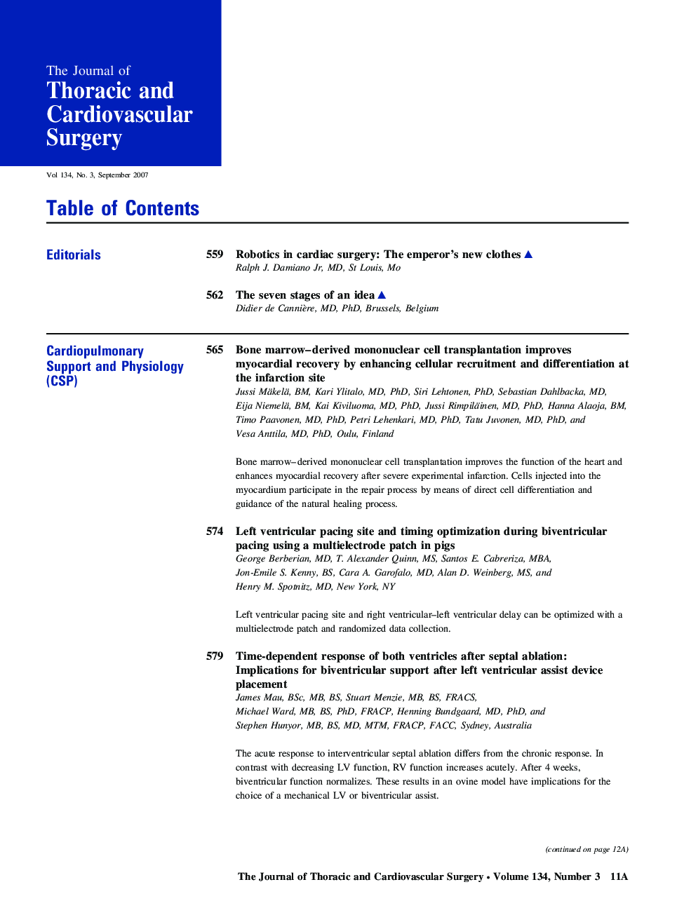 Table of Contents