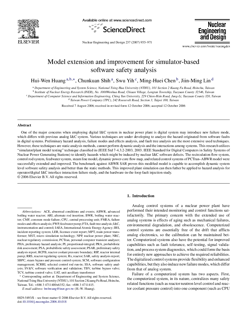 Model extension and improvement for simulator-based software safety analysis