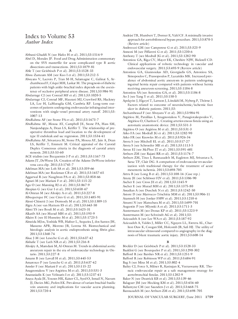 Author Index