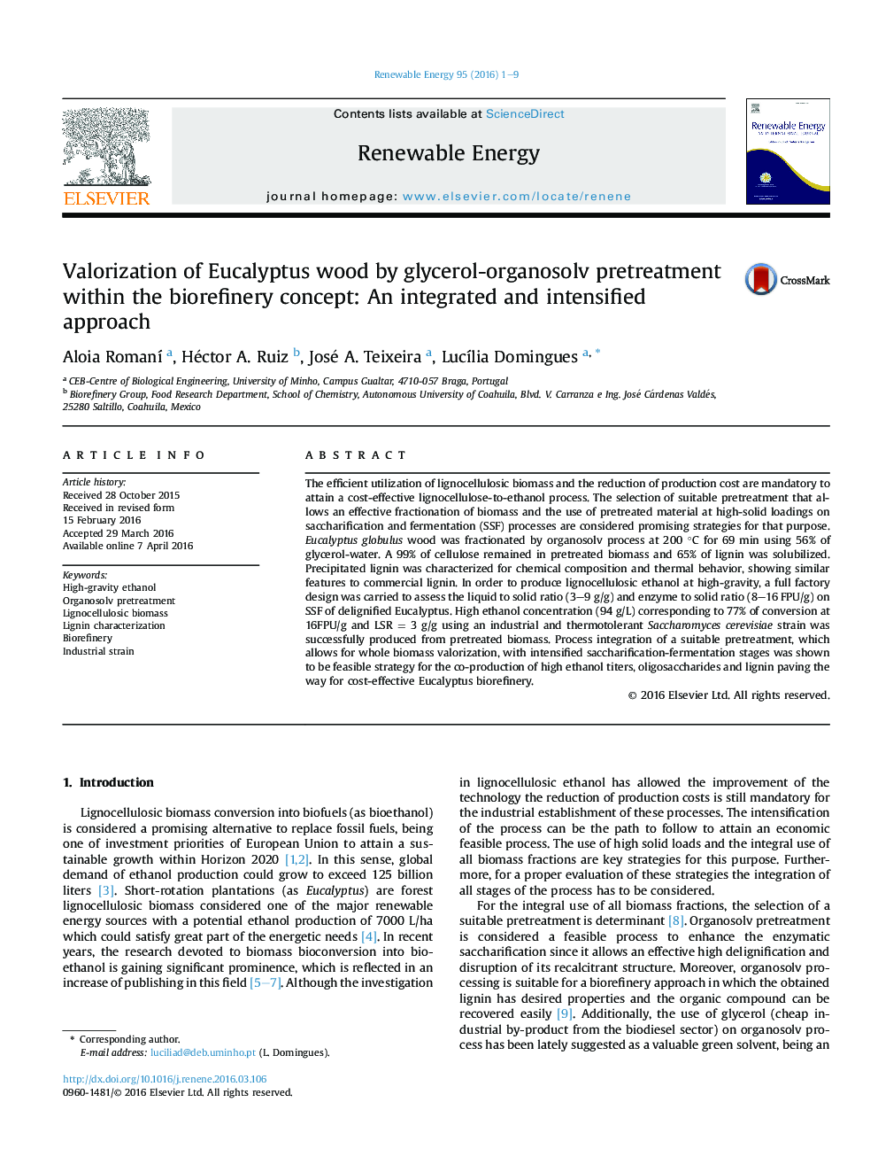 ارزیابی چوب اکالیپتوس با استفاده از پیشگیری از گلیسرول-ارگانواسولف در مفهوم بیورفینشن: رویکرد یکپارچه و تشدید شده 