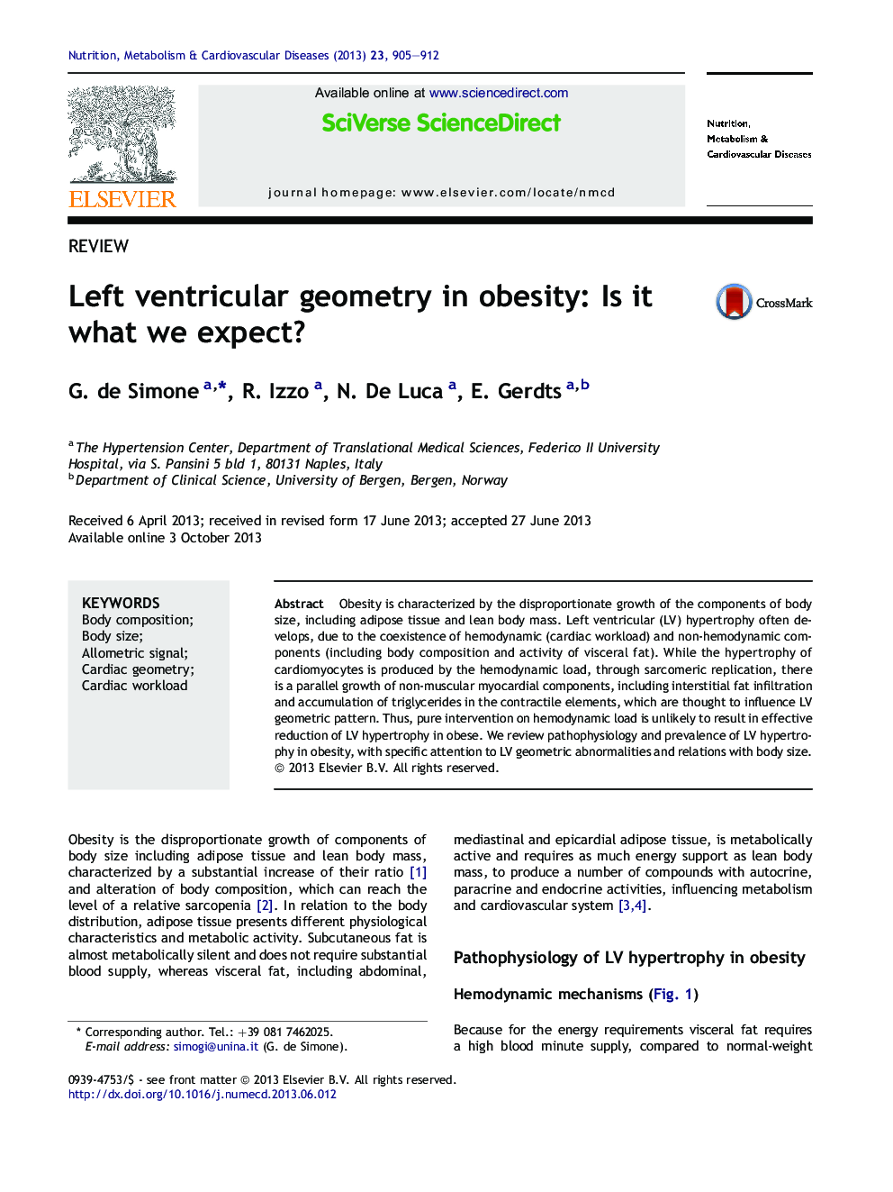 Left ventricular geometry in obesity: Is it what we expect?