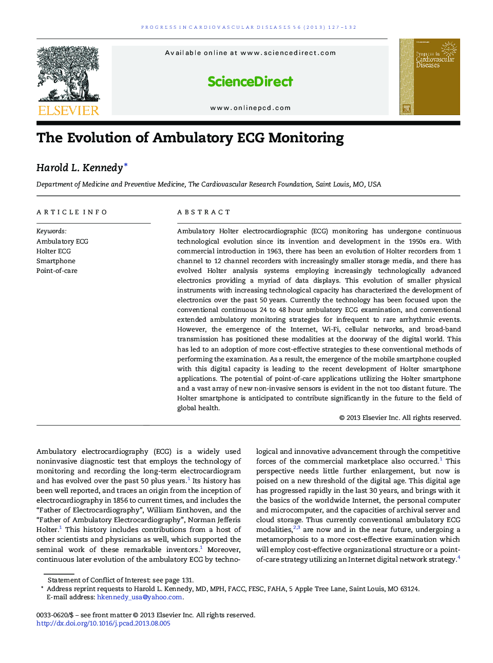 The Evolution of Ambulatory ECG Monitoring 