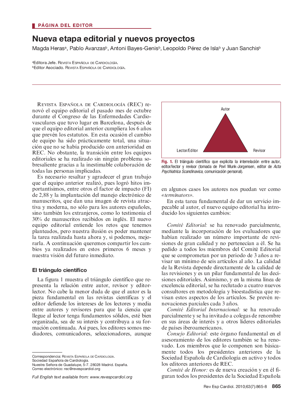 Nueva etapa editorial y nuevos proyectos