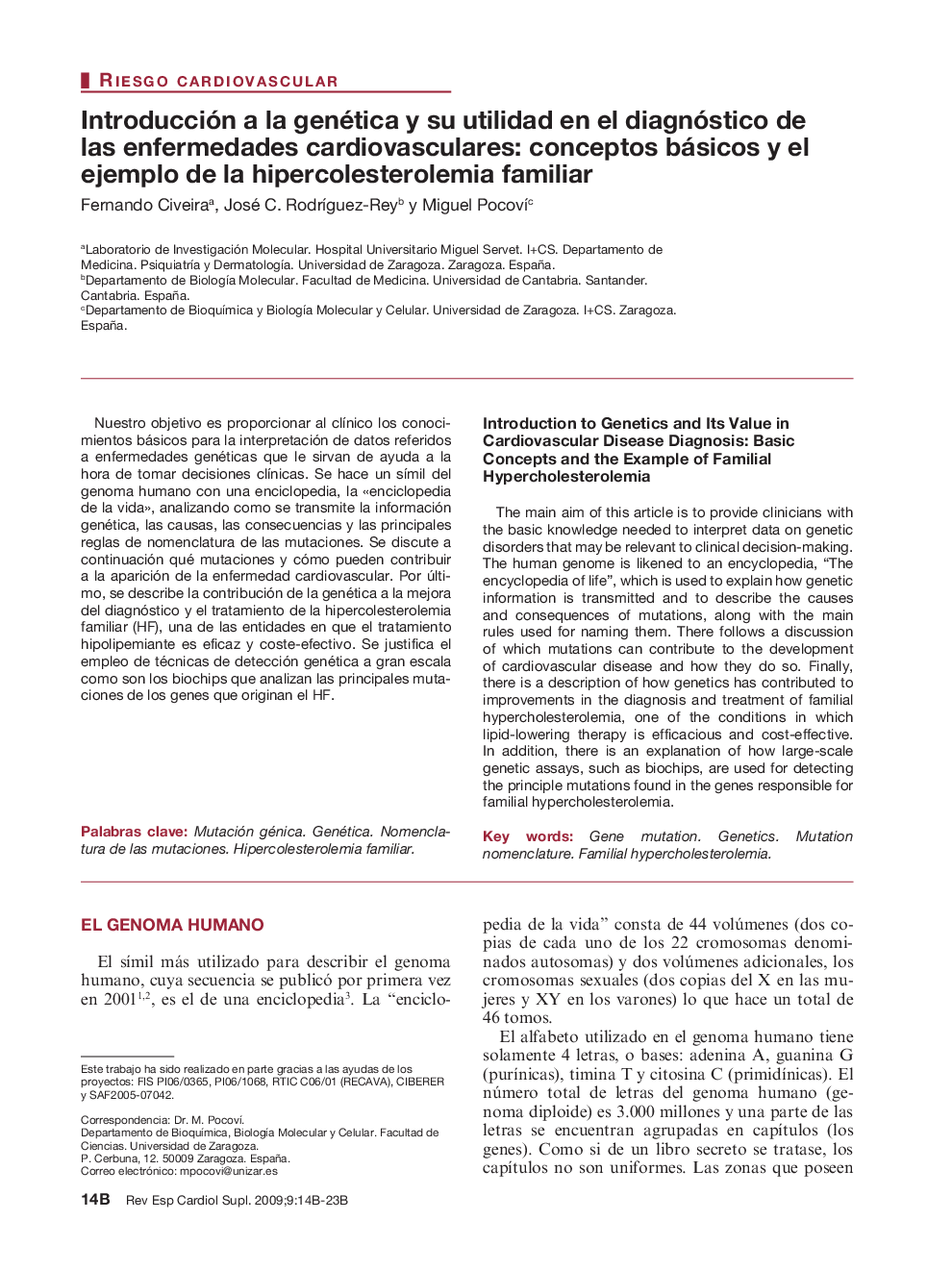 Introducción a la genética y su utilidad en el diagnóstico de las enfermedades cardiovasculares: conceptos básicos y el ejemplo de la hipercolesterolemia familiar