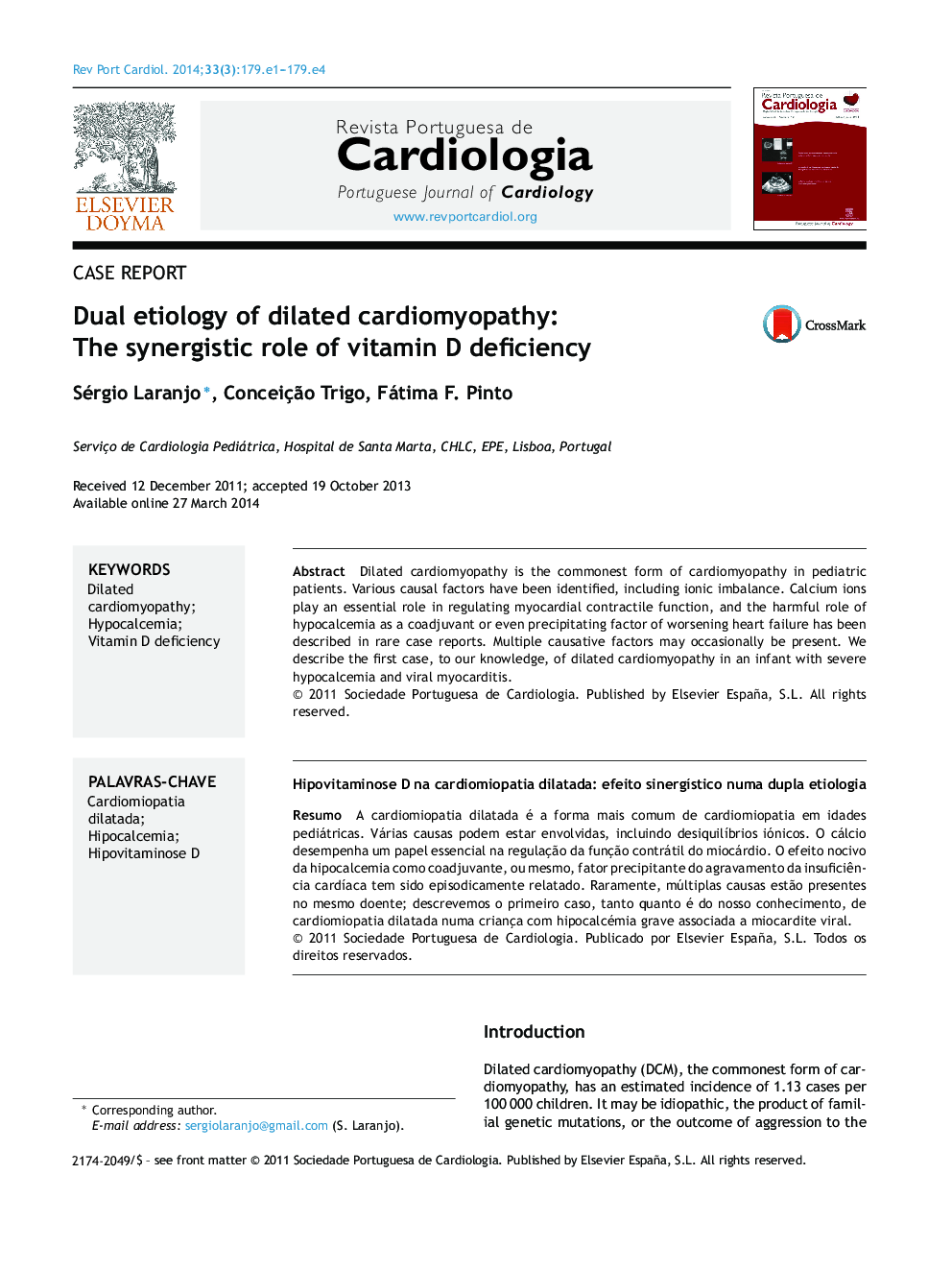 Dual etiology of dilated cardiomyopathy: The synergistic role of vitamin D deficiency