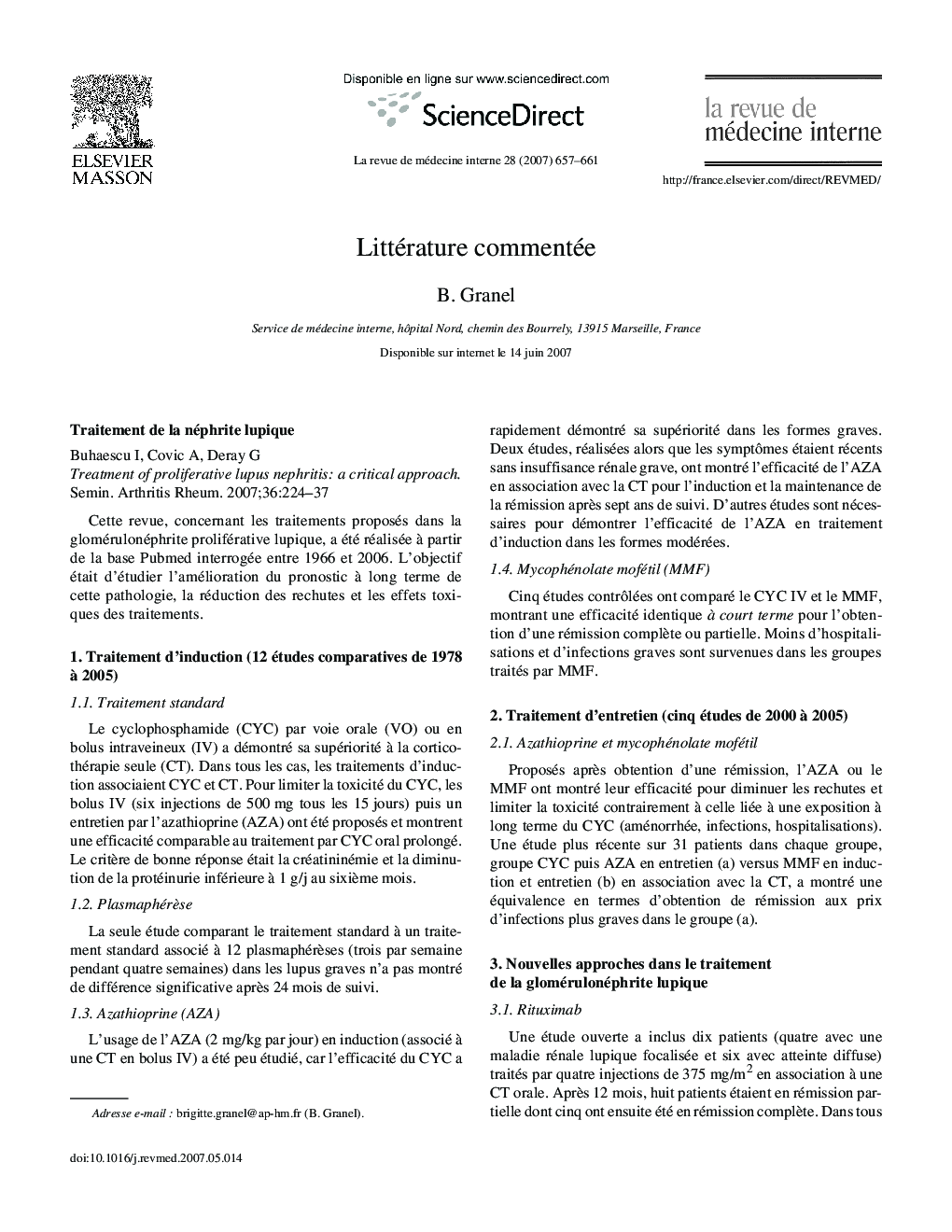 عکس صفحه اول مقاله: Littérature commentée Littérature commentée