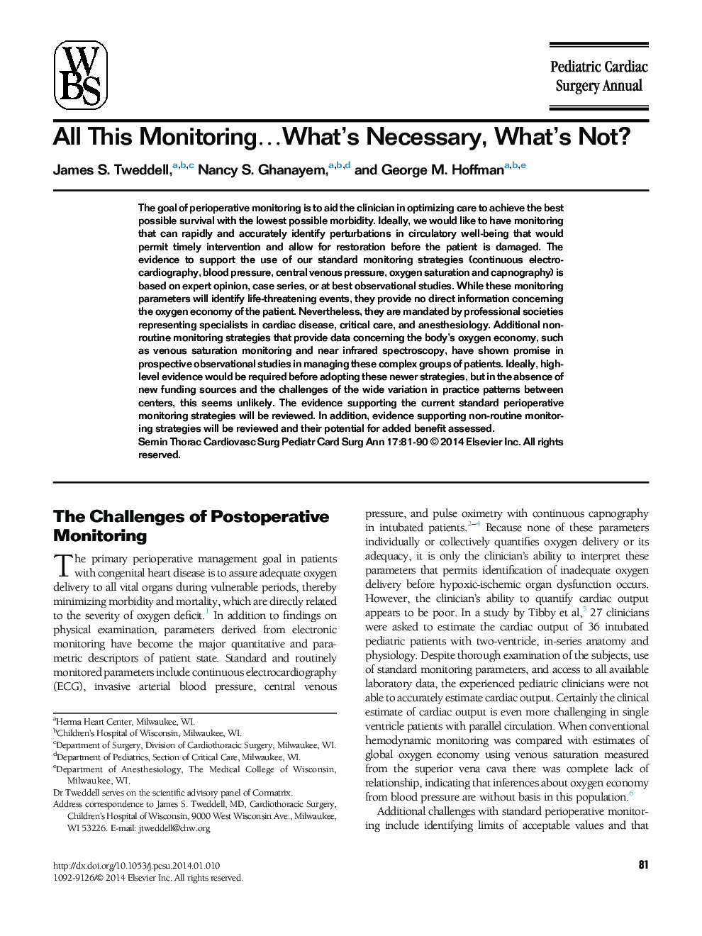 All This Monitoring…What’s Necessary, What’s Not? 