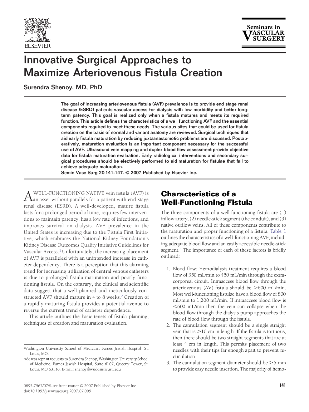 Innovative Surgical Approaches to Maximize Arteriovenous Fistula Creation