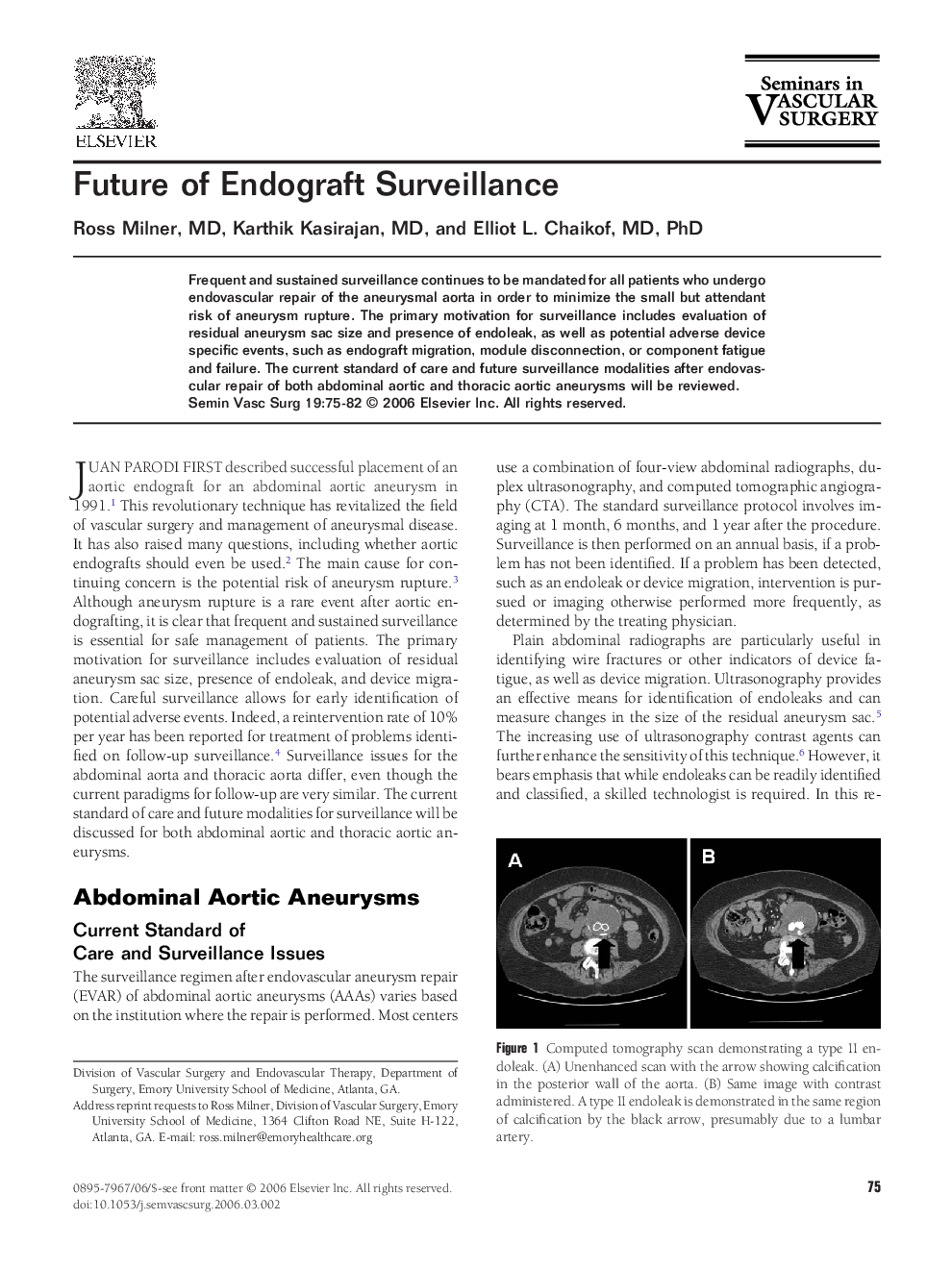 Future of Endograft Surveillance