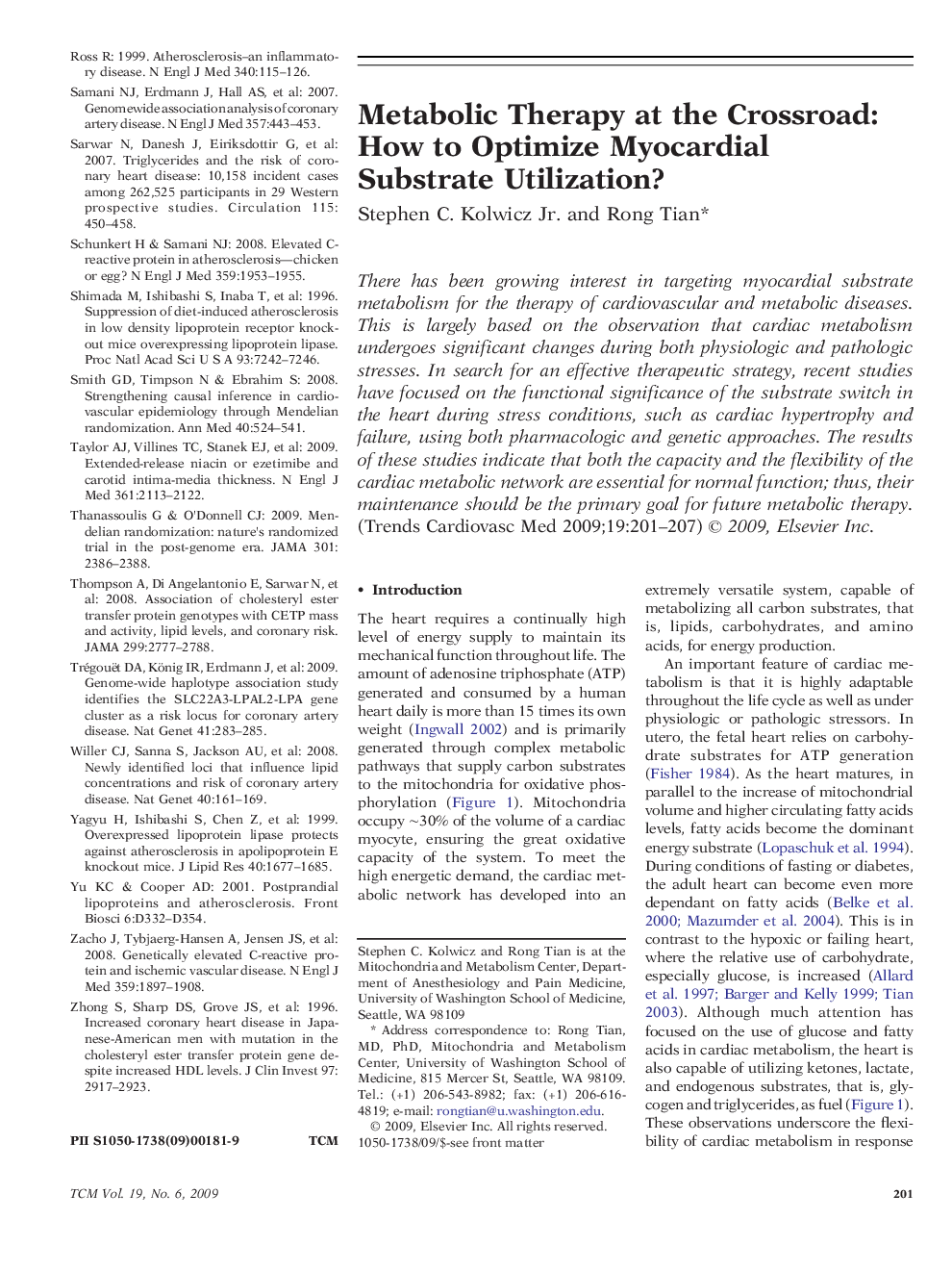 Metabolic Therapy at the Crossroad: How to Optimize Myocardial Substrate Utilization?