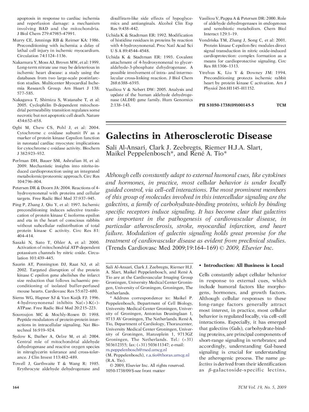 Galectins in Atherosclerotic Disease