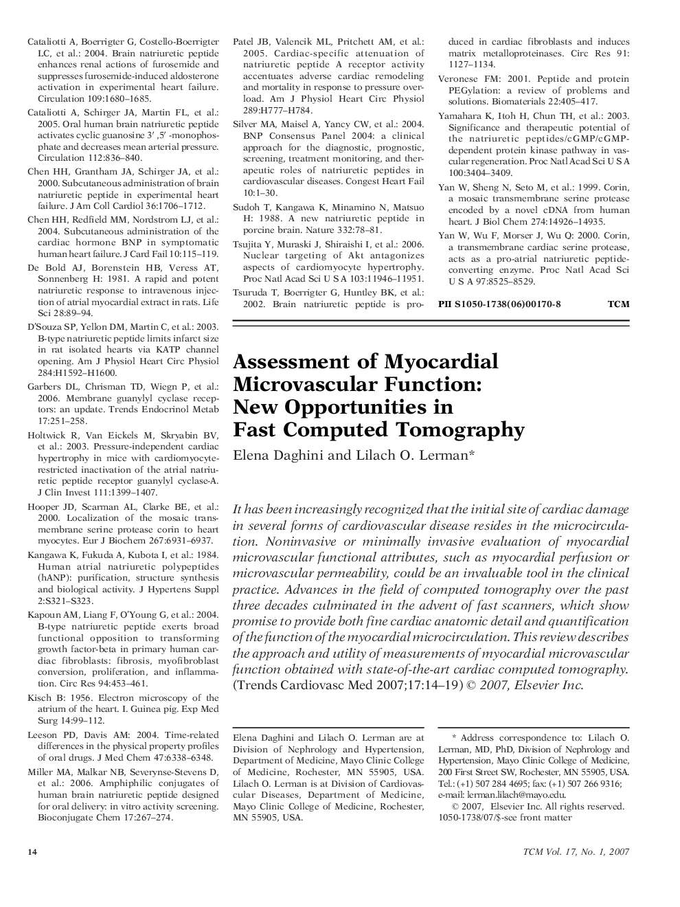 Assessment of Myocardial Microvascular Function: New Opportunities in Fast Computed Tomography