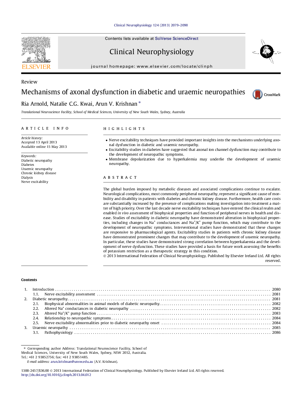 Mechanisms of axonal dysfunction in diabetic and uraemic neuropathies