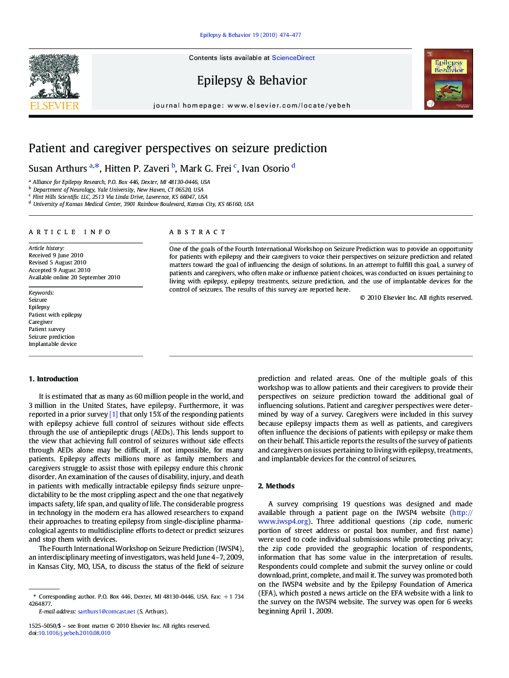 Patient and caregiver perspectives on seizure prediction