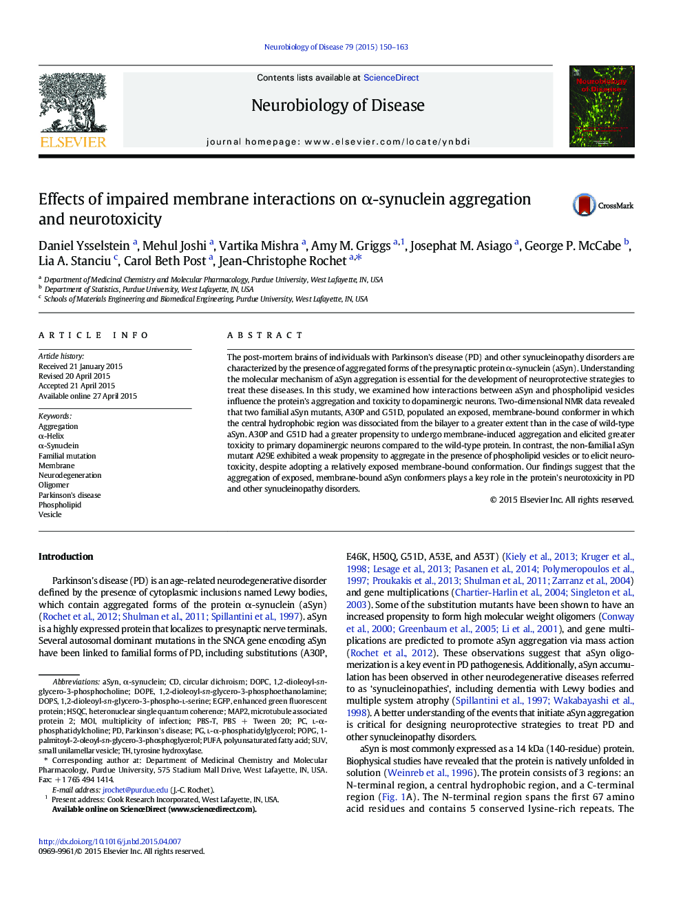 Effects of impaired membrane interactions on α-synuclein aggregation and neurotoxicity