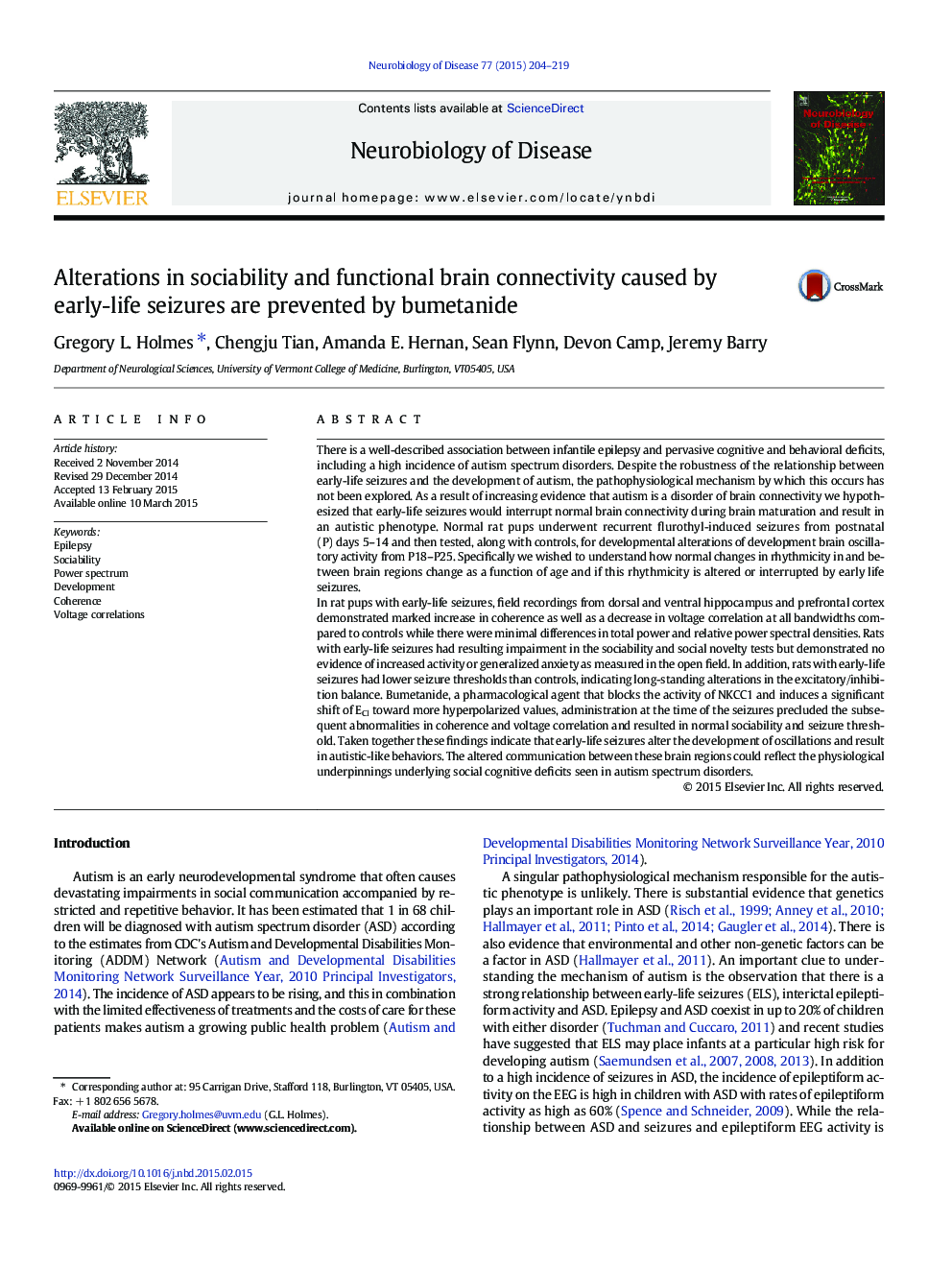 Alterations in sociability and functional brain connectivity caused by early-life seizures are prevented by bumetanide