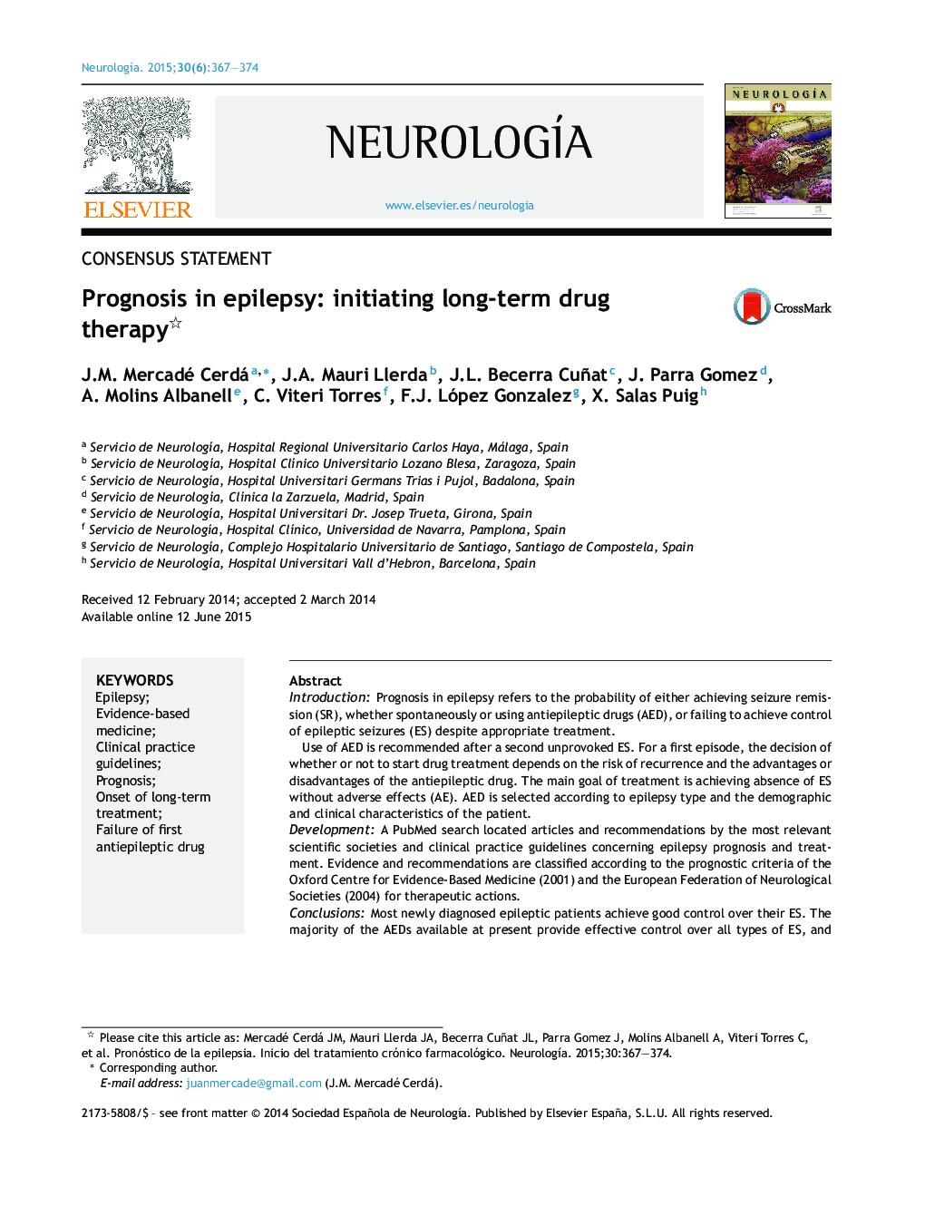 Prognosis in epilepsy: initiating long-term drug therapy 