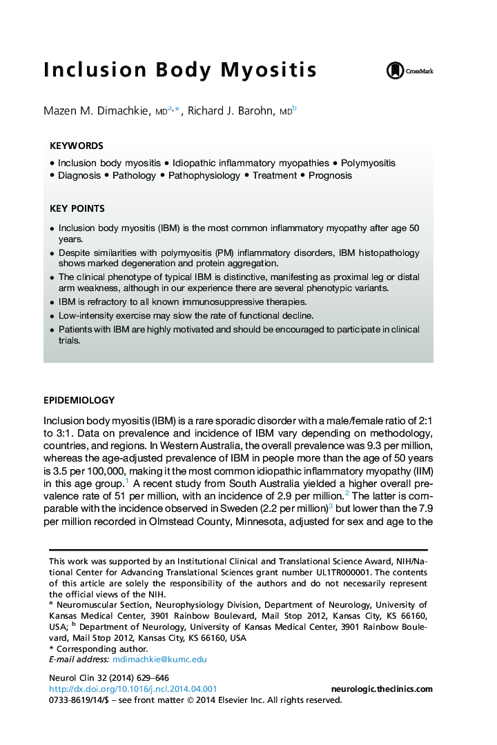 Inclusion Body Myositis