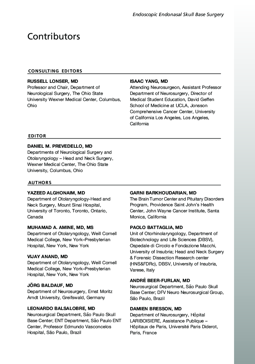 Contributors