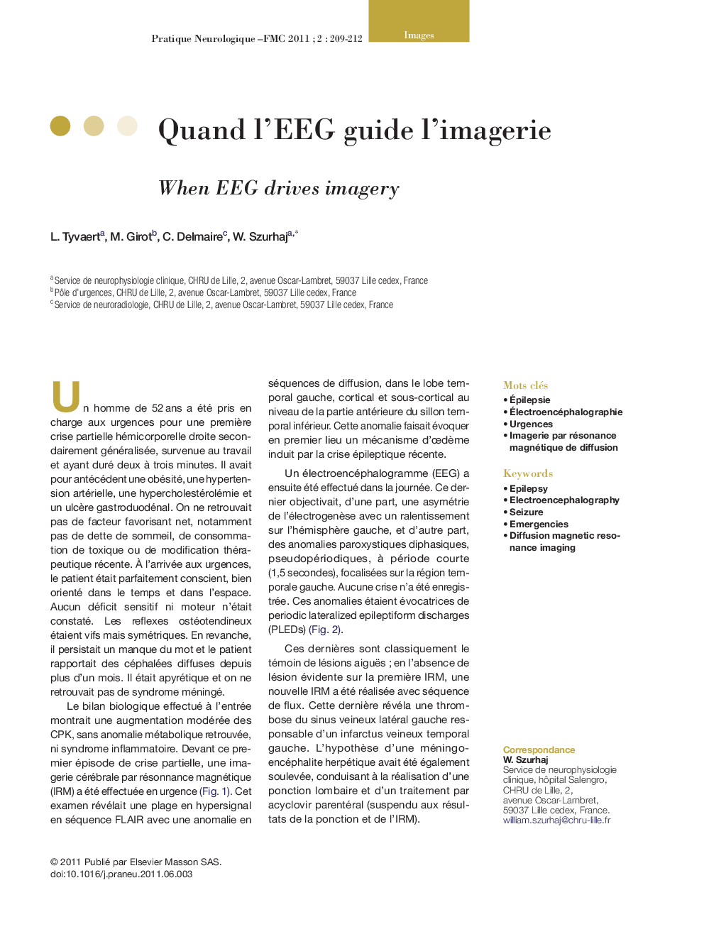 Quand l'EEG guide l'imagerie