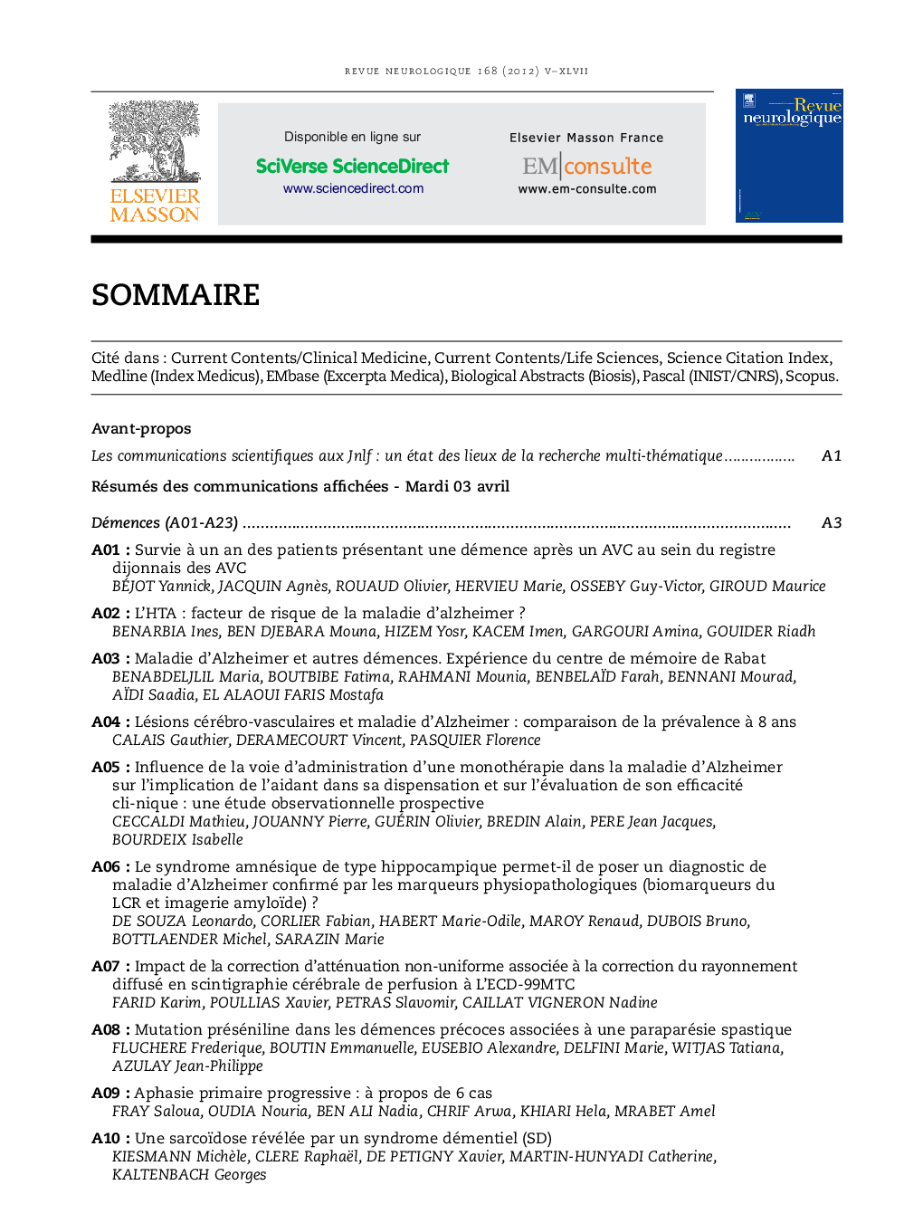 Sommaire