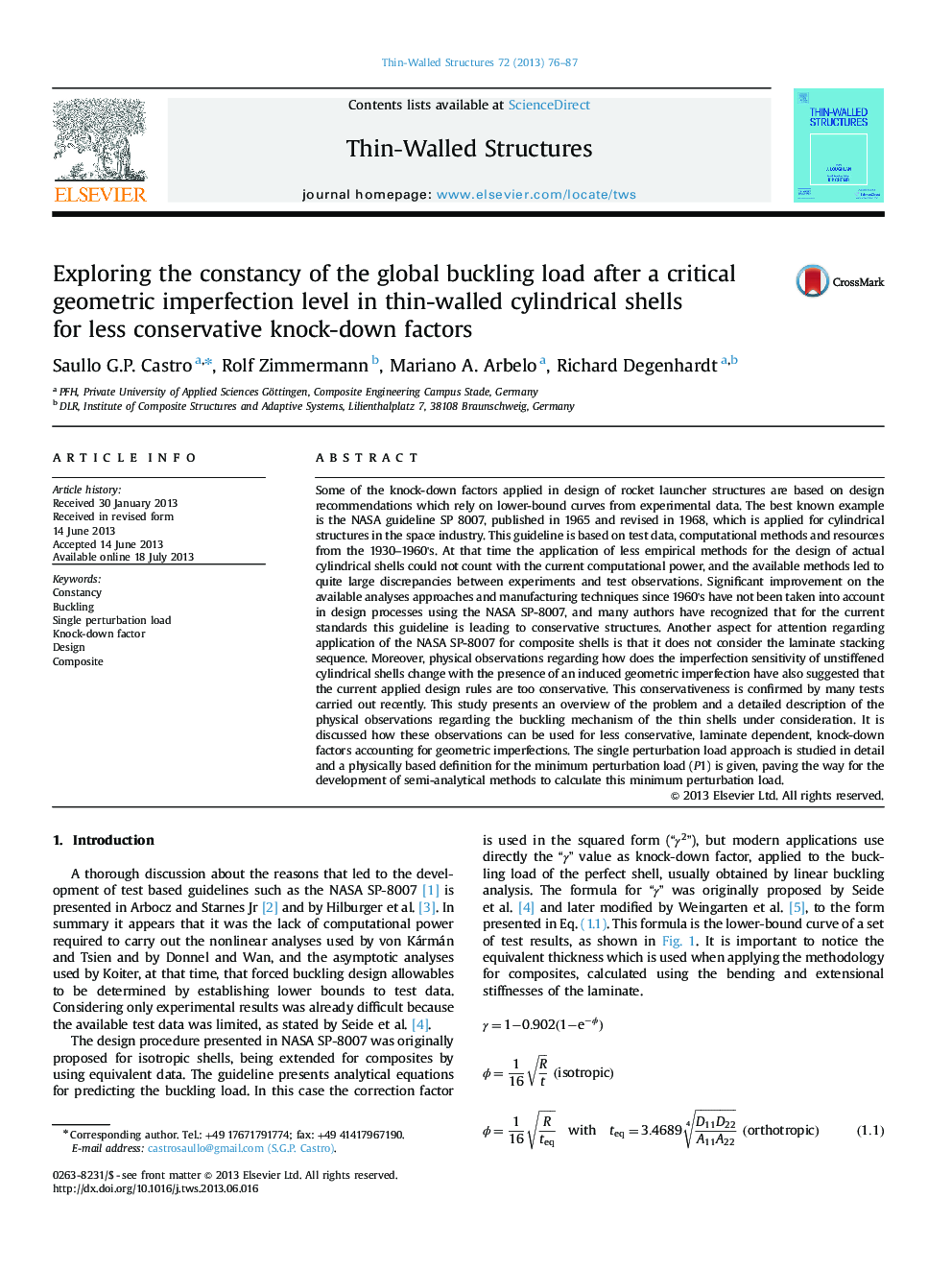 Exploring the constancy of the global buckling load after a critical geometric imperfection level in thin-walled cylindrical shells for less conservative knock-down factors