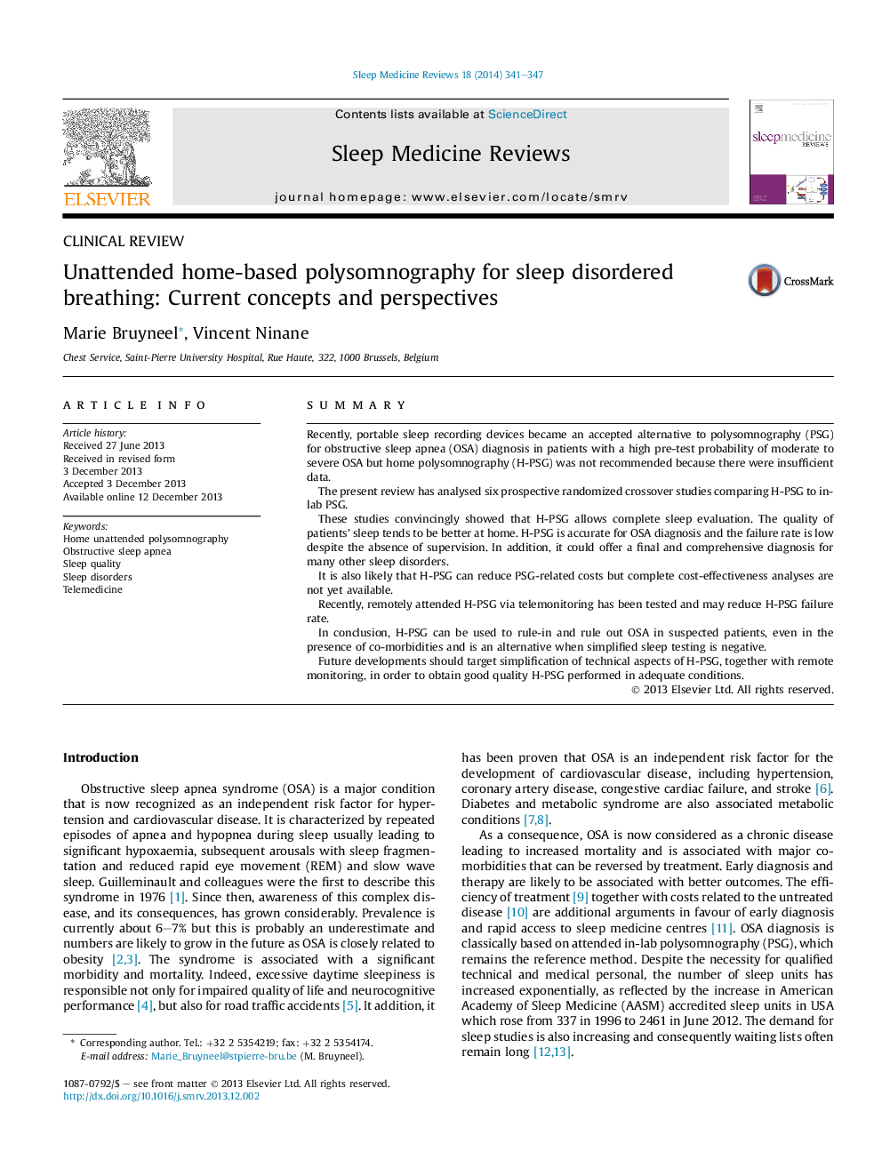 Unattended home-based polysomnography for sleep disordered breathing: Current concepts and perspectives