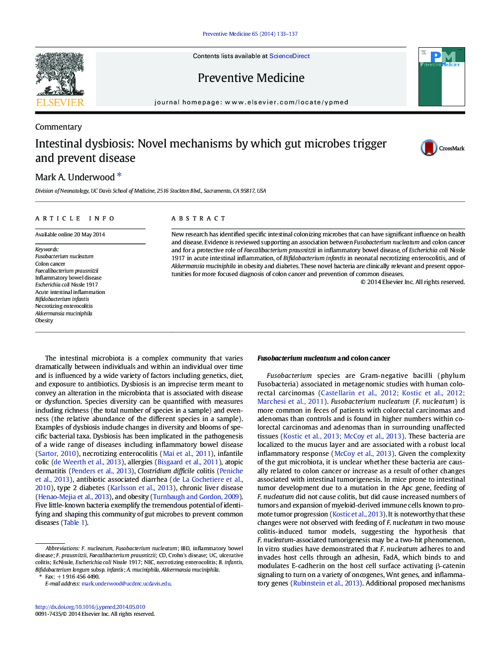 Intestinal dysbiosis: Novel mechanisms by which gut microbes trigger and prevent disease