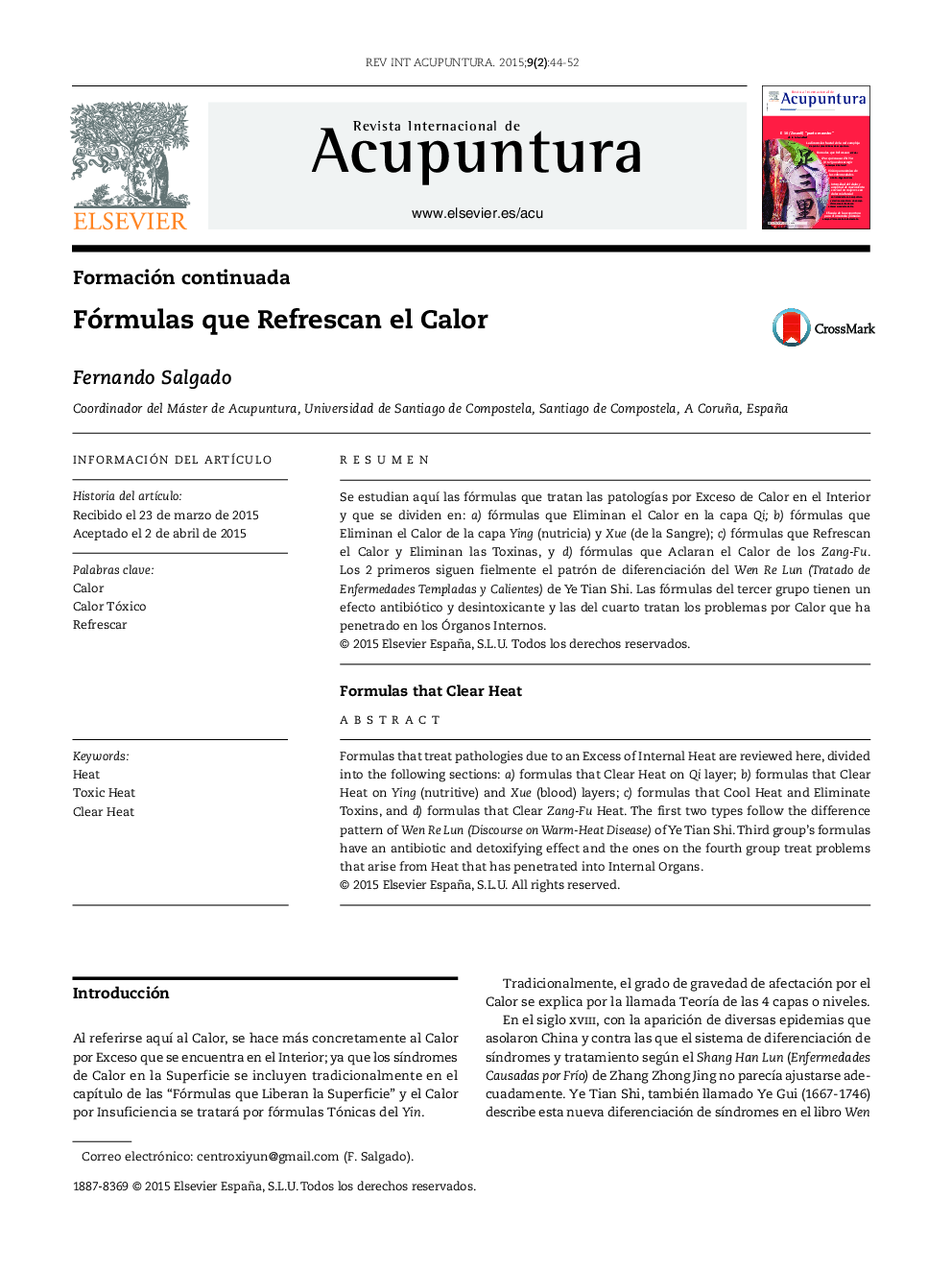 Fórmulas que Refrescan el Calor