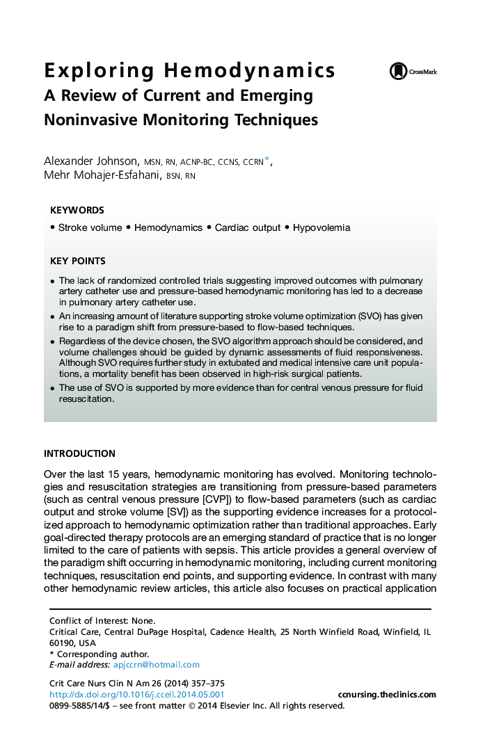 Exploring Hemodynamics