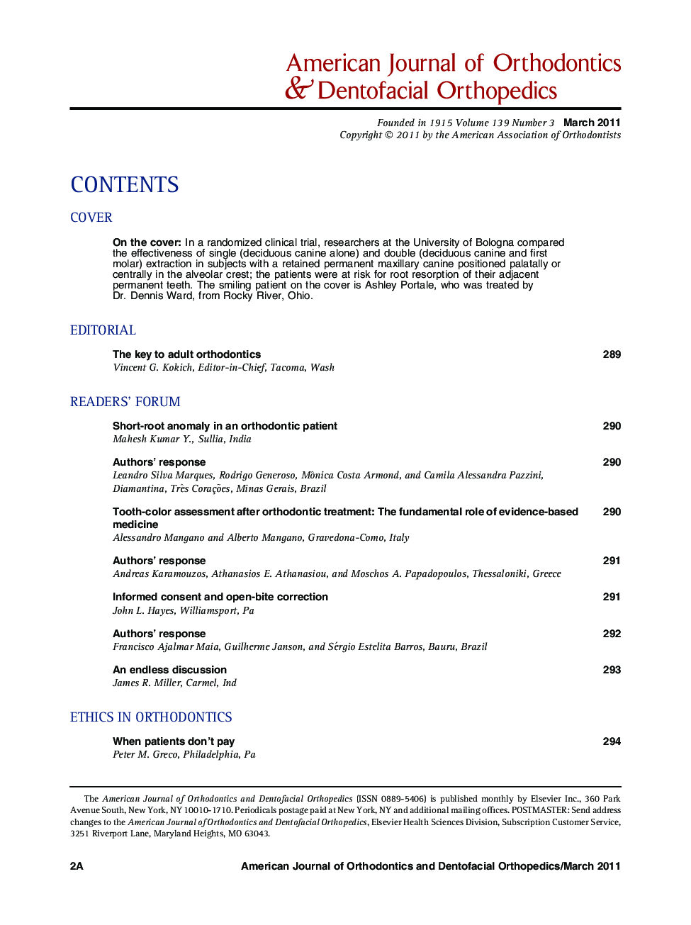 Table of Contents