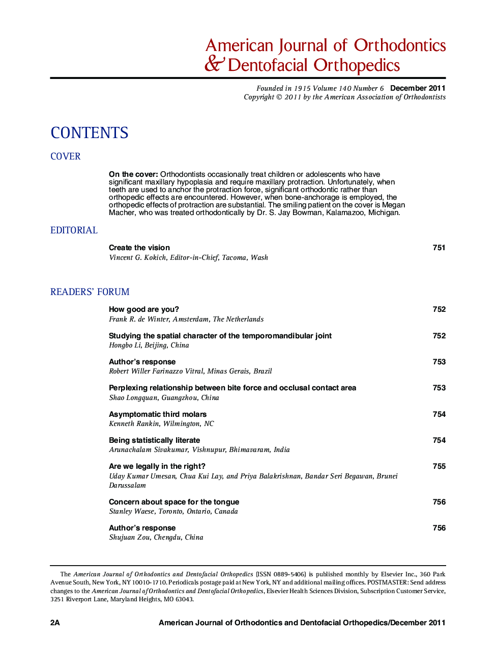 Table of Contents